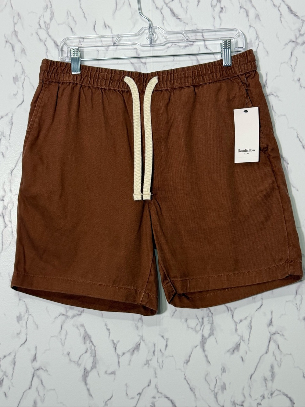 Men’s Goodfellow & Co. “The Vintage” Pull-On Shorts Brown NWT